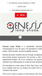 Mobile Screenshot of genesislampshades.com